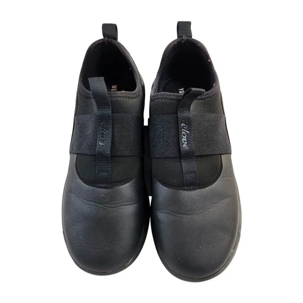 Clove Womens Size 10 Black Slip On Sneakers Nursing‎ Comfort Shoes Mens Sz 8.5